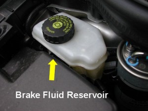 brake fluid reservoir