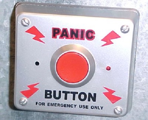 dsc panic button low battery