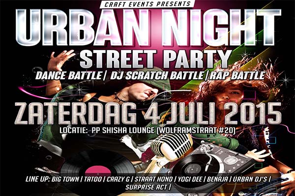 Read more about the article Urban Night Streetparty opkomst