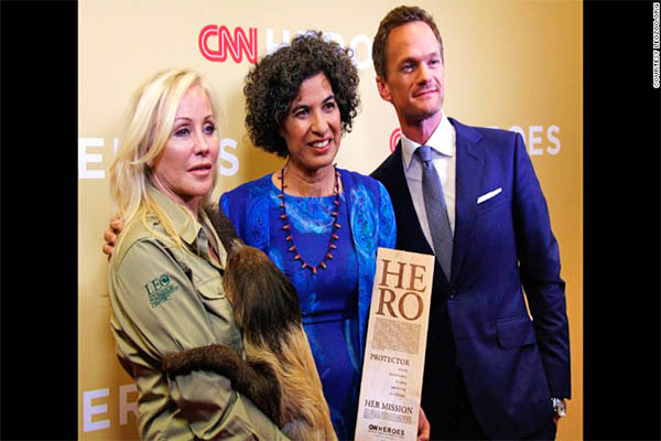 Read more about the article Luiaard Monique Pool absolute ster CNN Heroes award show