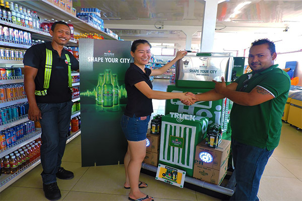 Read more about the article Heineken ‘Shape Your City’ stimuleert creativiteit op de winkelvloer
