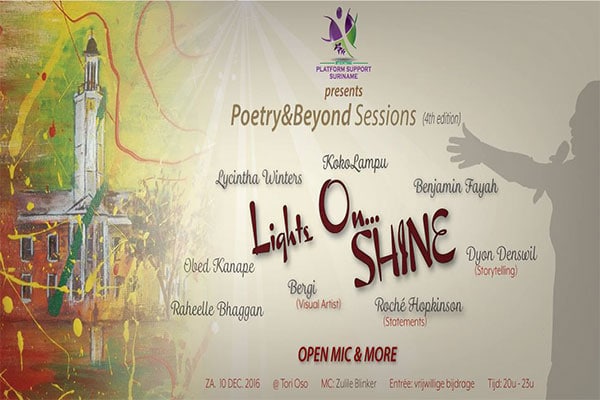 Read more about the article POETRY&BEYOND SESSIONS 4e editie ‘Lights On…SHINE’ opkomst