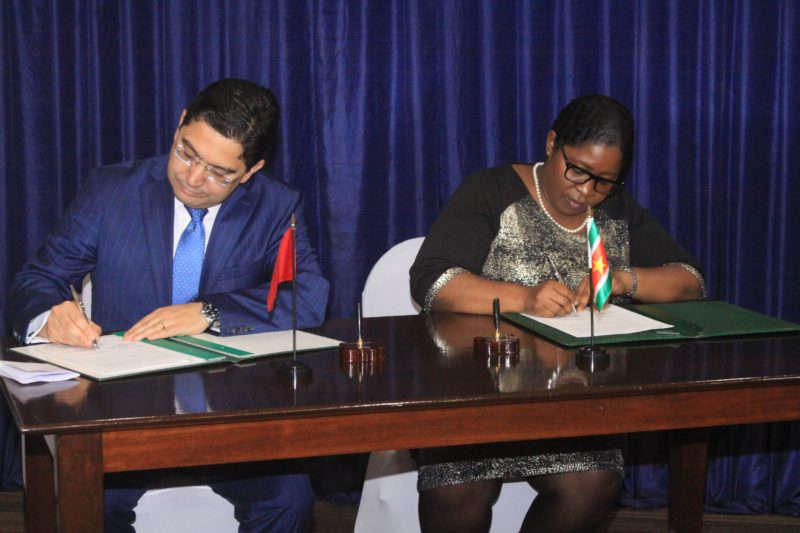 Read more about the article Suriname en Marokko bevestigen bilaterale relatie