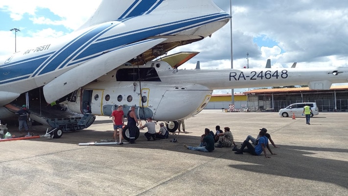 Read more about the article Russische helikopter teruggehaald vanwege betalingsachterstand regering Bouterse