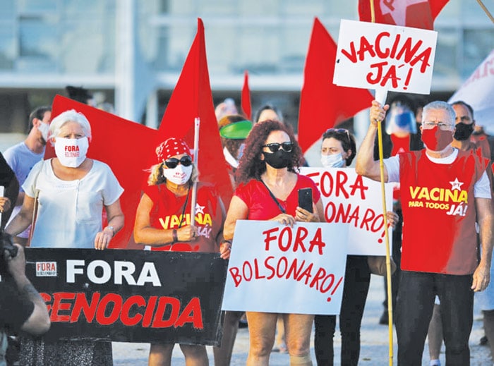 Read more about the article Brazilianen organiseren grote protesten tegen coronabeleid Bolsonaro