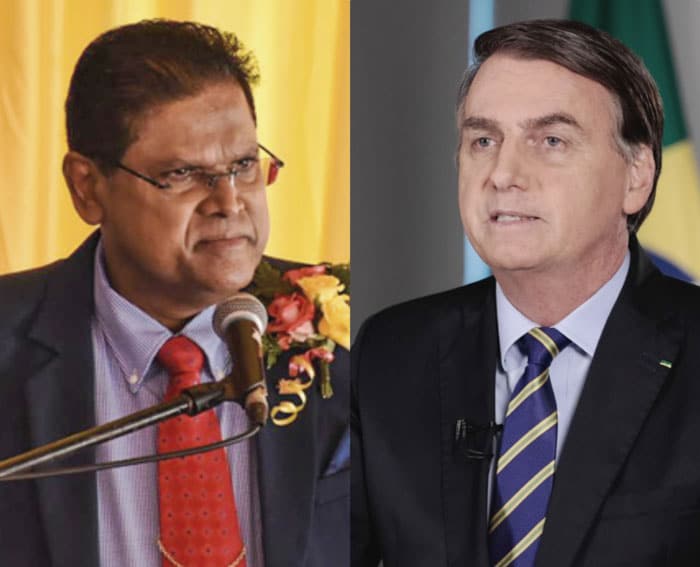 Read more about the article Braziliaanse president Jair Bolsonaro brengt bezoek aan Suriname
