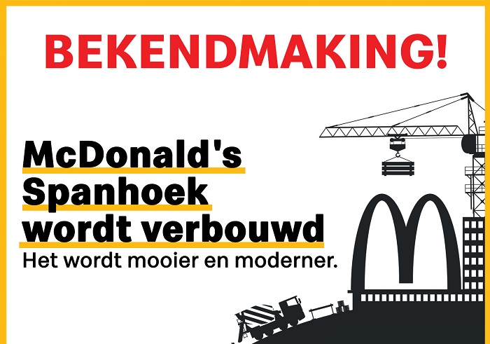 Read more about the article McDonald’s te Spanhoek gesloten per 30 mei 2022