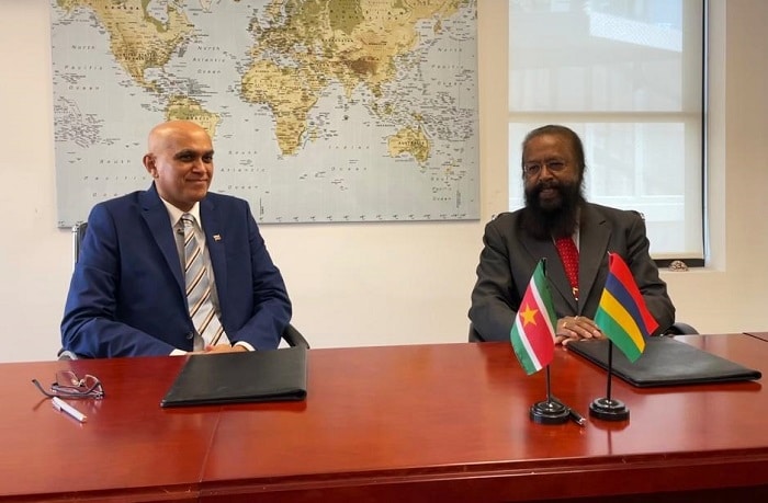 Read more about the article Suriname gaat diplomatieke betrekkingen aan met Mauritius