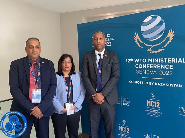 Read more about the article Suriname neemt deel aan conferentie WTO