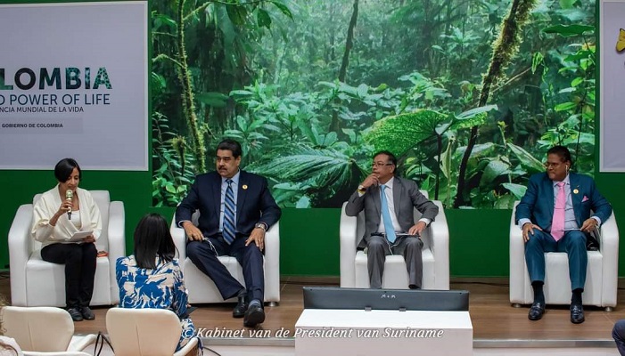 Read more about the article President Santokhi neemt deel aan debat voor behoud Amazone