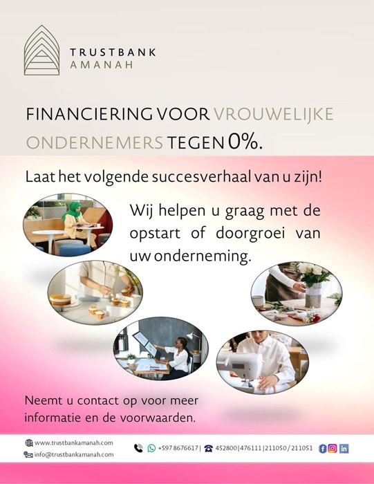 Read more about the article Trustbank Amanah lanceert financiering voor vrouwelijke ondernemers