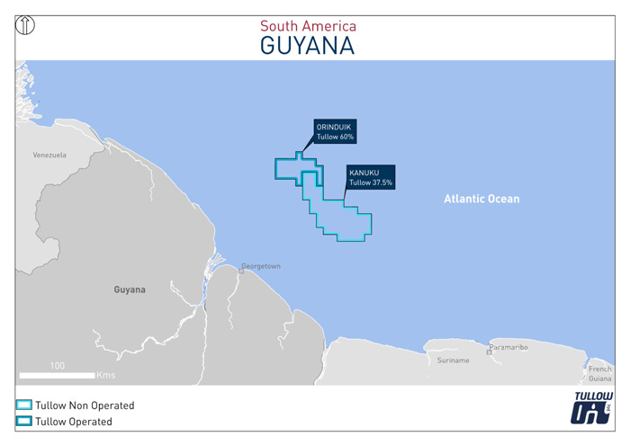 Read more about the article Tullow schrijft USD 97,7 miljoen af aan uitgaven in Guyana