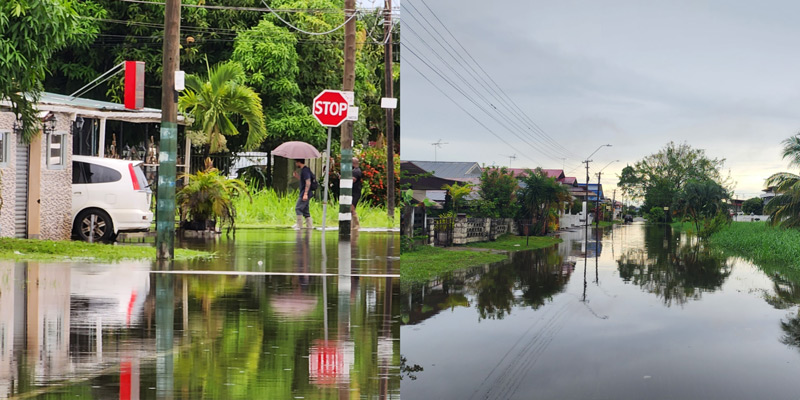 Read more about the article Zware regenval legt grote delen van Paramaribo blank