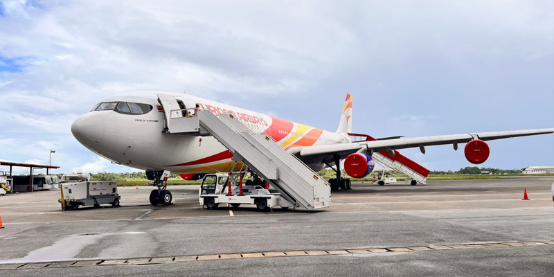 Read more about the article SLM Airbus ingezegend als ‘Pride of Suriname’