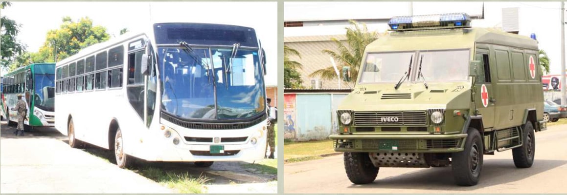 Read more about the article Defensie genoodzaakt ondersteuning met legerbussen/ ambulances te beperken