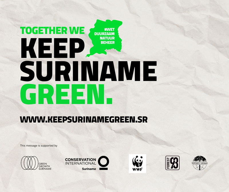 Read more about the article Dringende oproep om Suriname groen te houden