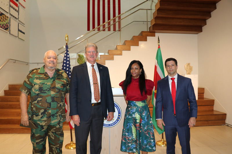 Read more about the article Amerikaanse ambassade rondt training Crisismanagement aan hulpdiensten Suriname af
