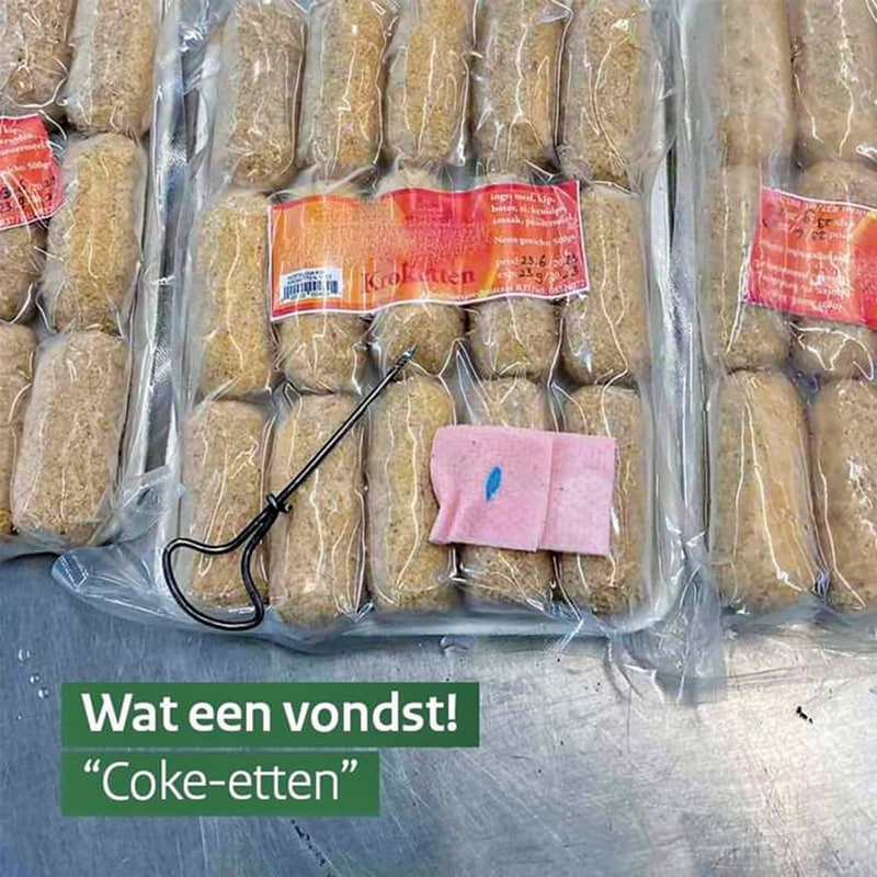 Read more about the article Douane Nederland onderschept Surinaamse coke-kroketten