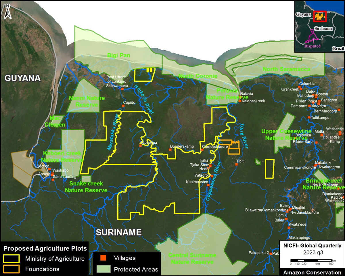 Read more about the article Verontwaardiging over ontbossing nu landbouwplannen van Suriname aan het licht komen