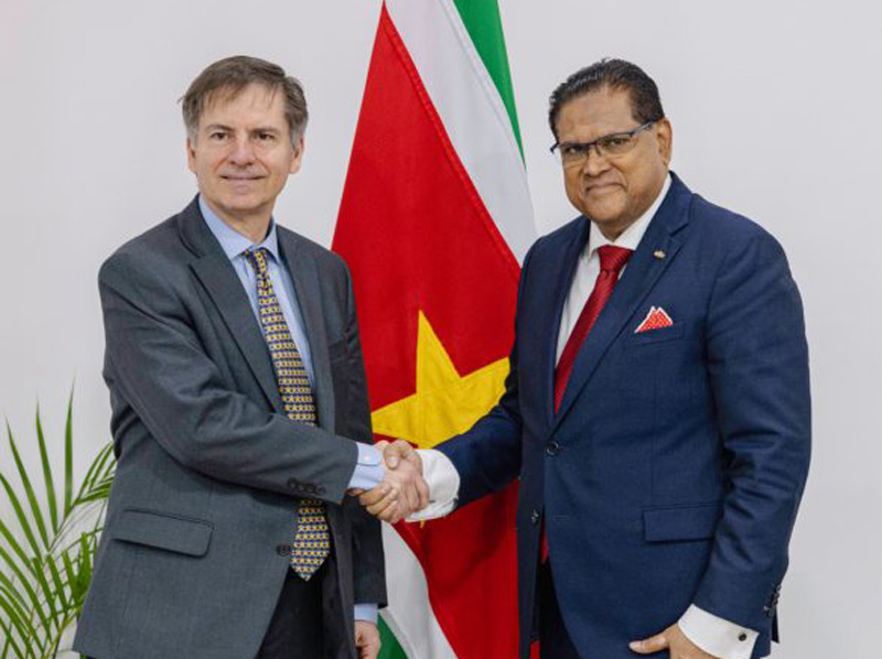 Read more about the article Wereldbank-vp bespreekt nieuwe samenwerkingsgebieden met Suriname