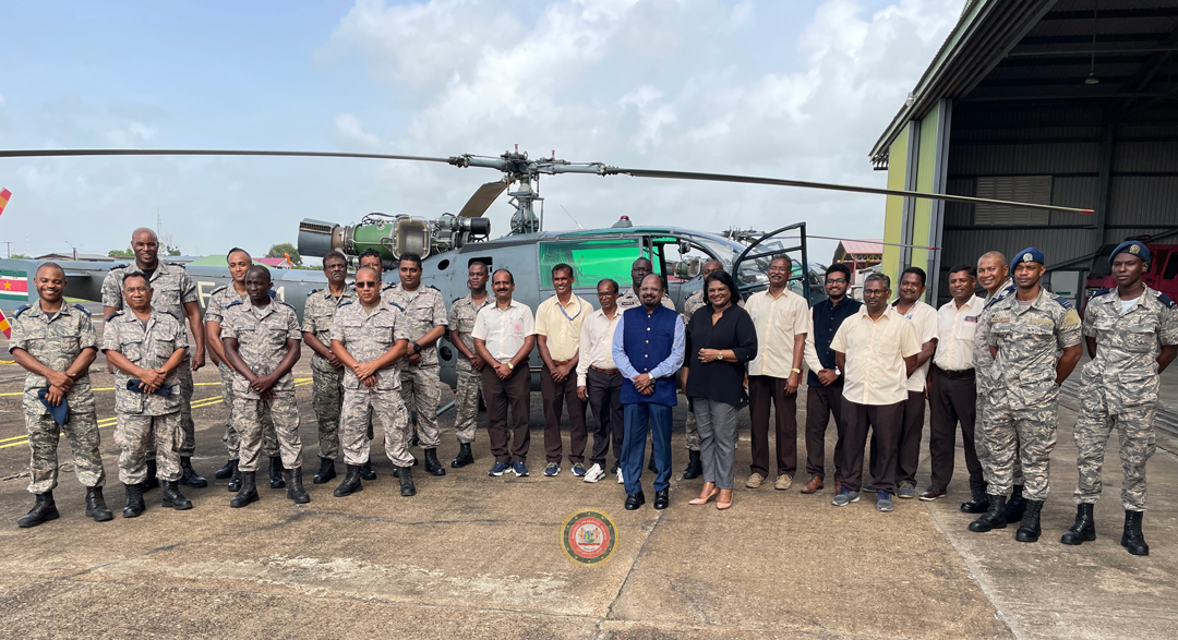 Read more about the article Chetak helikopters Nationaal Leger na afronding inspectie weer in gebruik