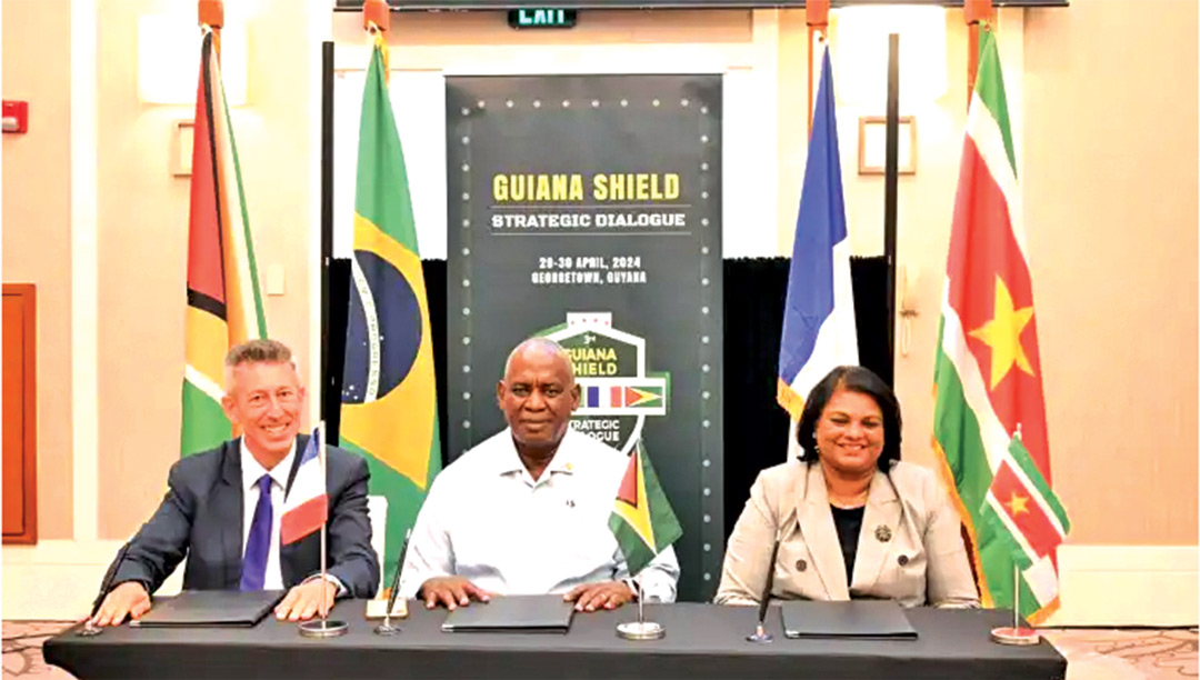 Read more about the article Guyana, Suriname en Frans-Guyana tekenen gemeenschappelijk veiligheidsmasterplan