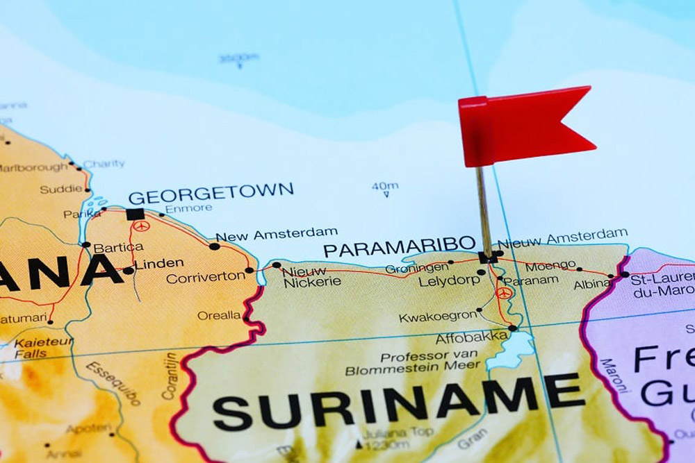 Suriname-Pin-MAP