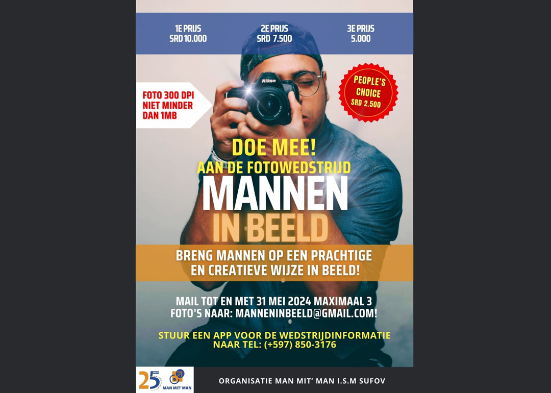 Read more about the article Man Mit’ Man organiseert fotowedstrijd ‘Mannen in Beeld’