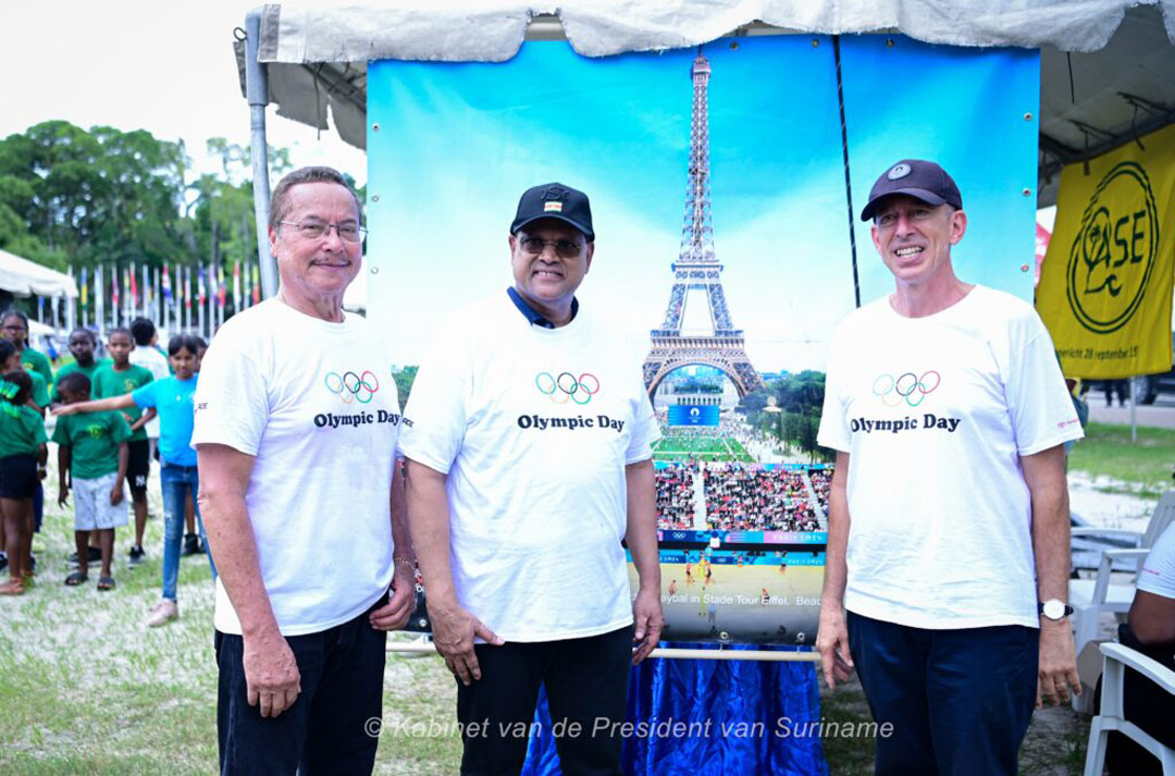 Read more about the article President benadrukt kracht van sport tijdens Olympic Day 2024