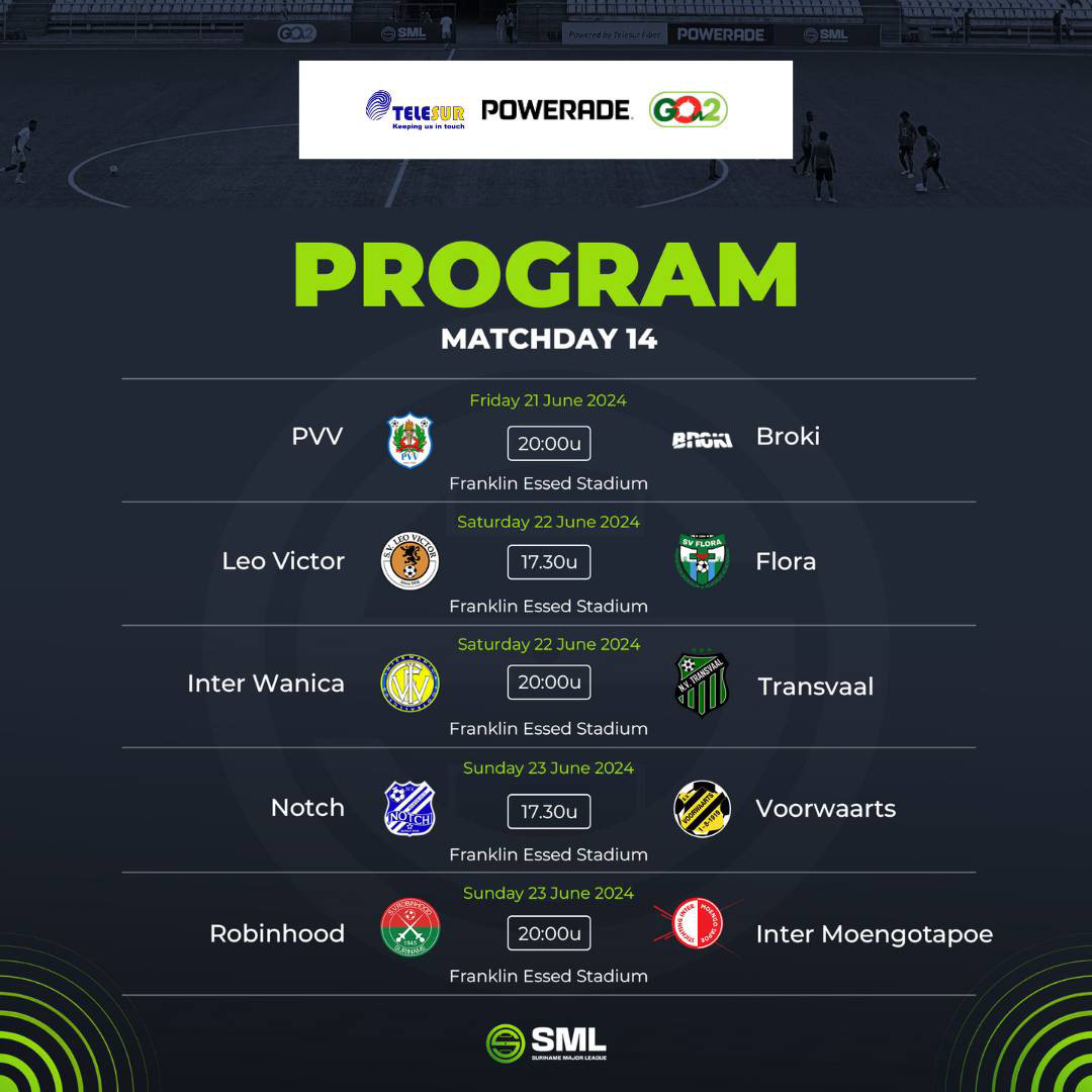 suriname-major-league-program-matchday-14