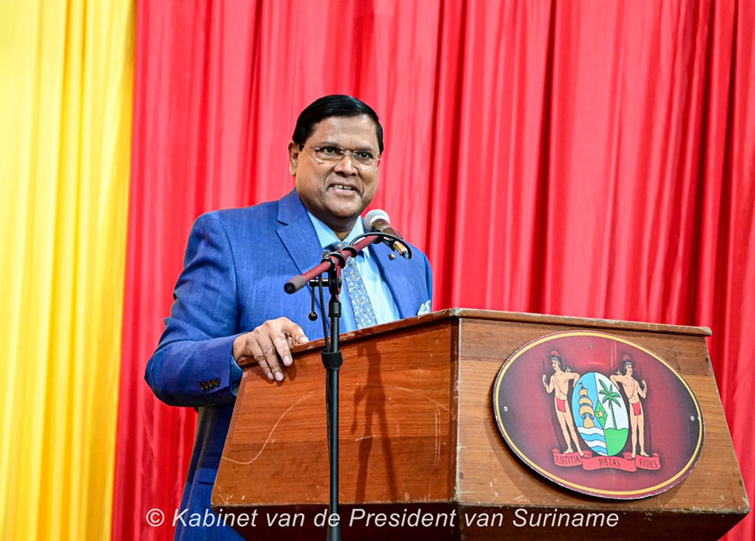 Read more about the article President Santokhi optimistisch over toekomst van Suriname