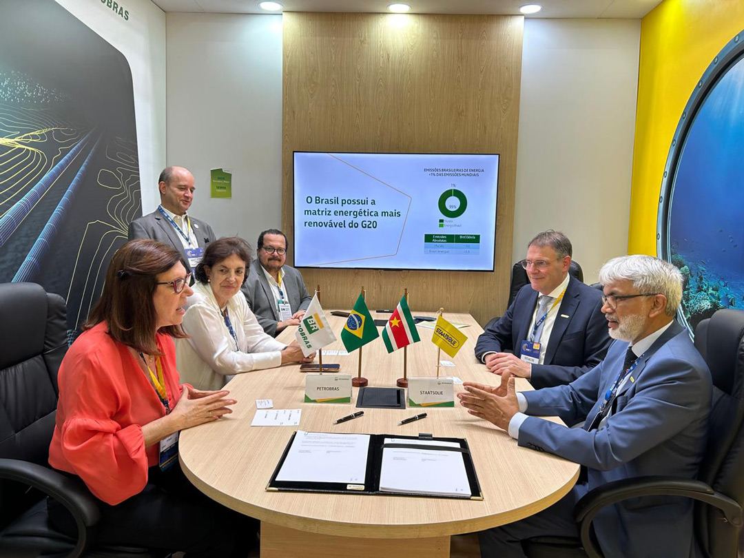 Read more about the article Staatsolie en Petrobras sluiten MoU voor duurzame toekomst