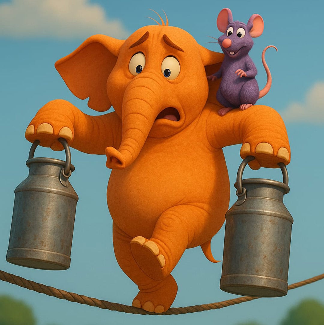 DE-KOORDDANSENDE-OLIFANT DE-KOORDDANSENDE-OLIFANT