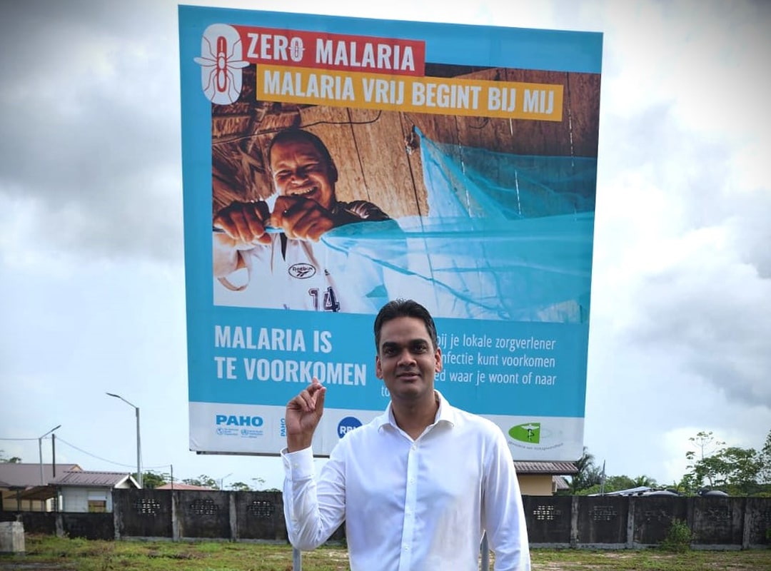 Read more about the article Minister Ramadhin: ‘Suriname officeel erkend als malariavrij’