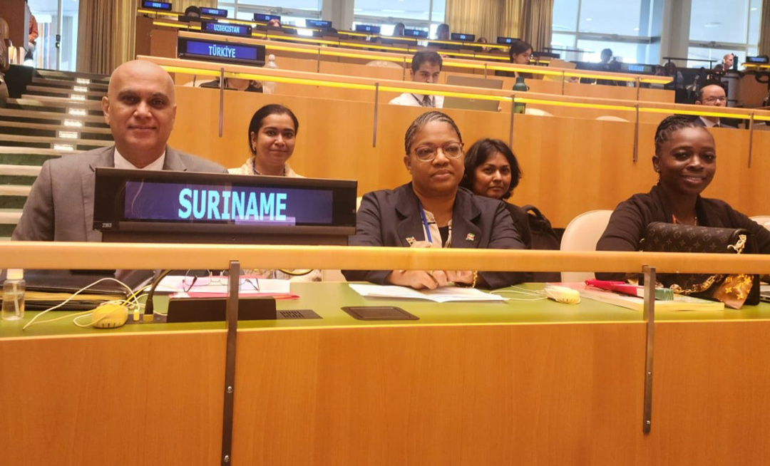 Read more about the article Suriname onderstreept inzet voor duurzame ontwikkeling tijdens VN-top New York