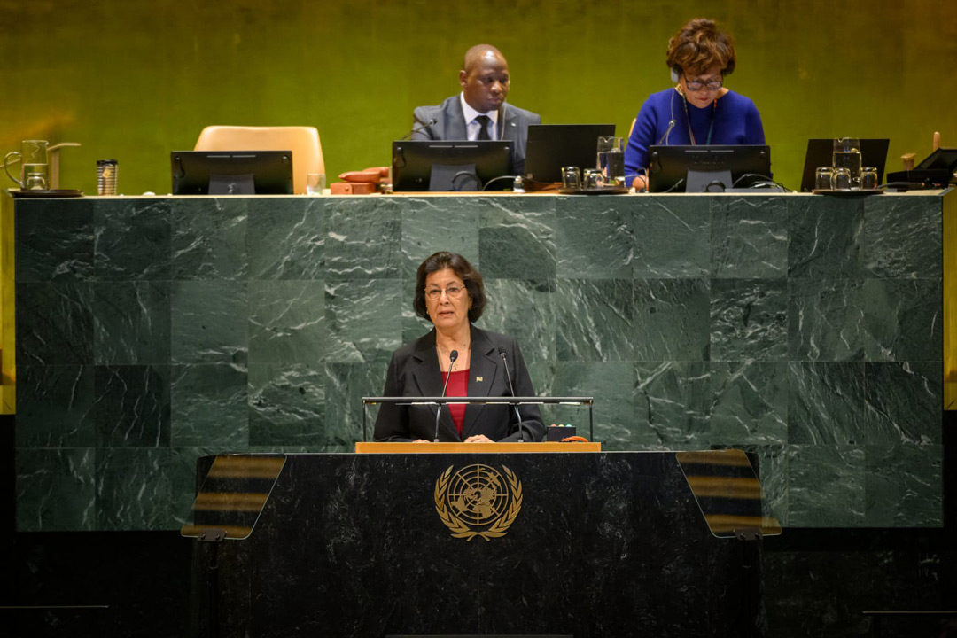 Read more about the article President Simons op VN: ‘We willen geen militaire agressie in onze regio’