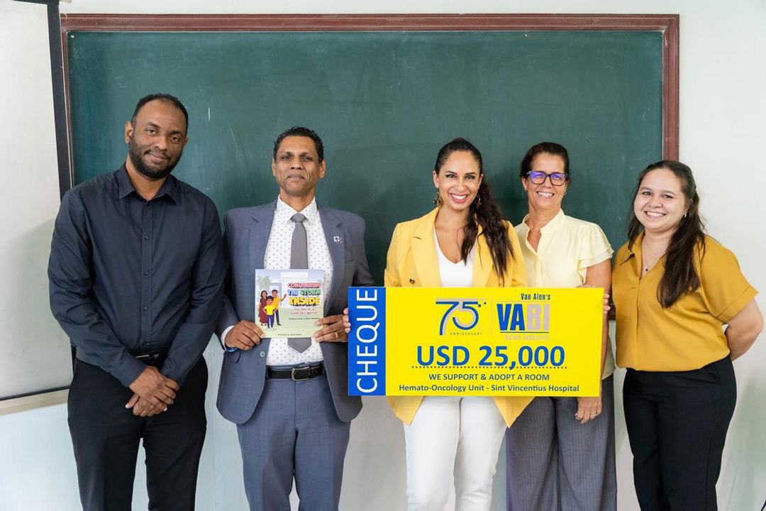 Read more about the article VABI schenkt USD 25.000 aan Hematologie Unit St. Vincentius Ziekenhuis