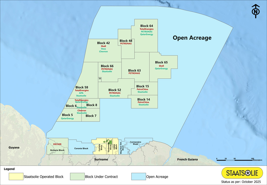 Read more about the article Chevron zet olieboorplatform in voor de kust van Nickerie