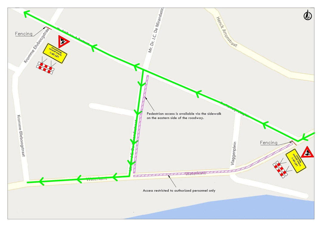 Read more about the article Waterkant tijdelijke afgesloten vanwege werkzaamheden