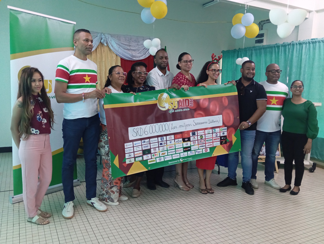 Read more about the article Su Aid haalt hoogste bedrag ooit op, bestemd voor hemato-oncologieafdeling RKZ