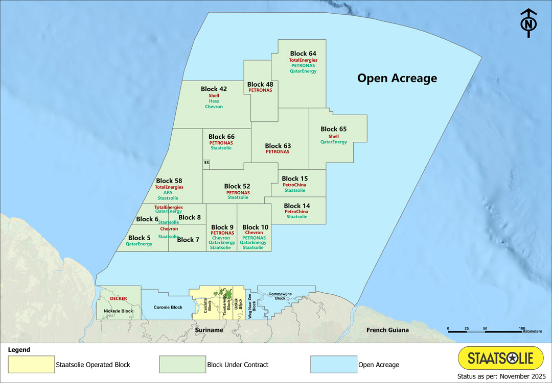 Read more about the article Petronas boort Caiman-1-put in Blok 52 voor Surinaamse kust