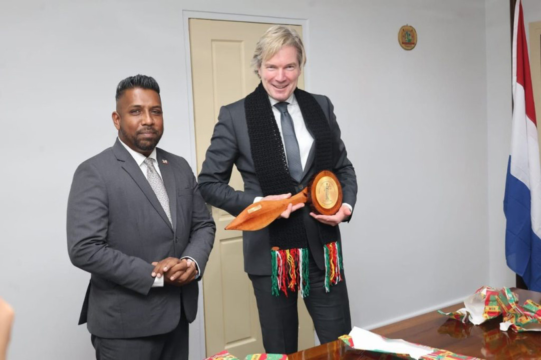 Read more about the article Minister Monorath ontvangt minister van Justitie en Veiligheid van Nederland