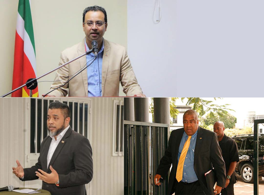 ministers-B.-Somohardjo,-G.Hoefdraad-en-R