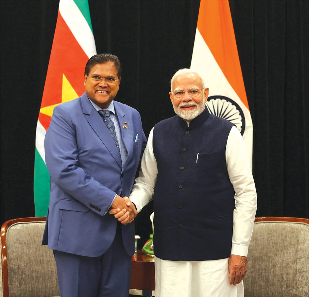 Read more about the article Modi rouwt om Santokhi: ‘Verlies dat Suriname en de wereld raakt’